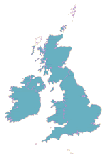 UK Distribution of the Blue tit